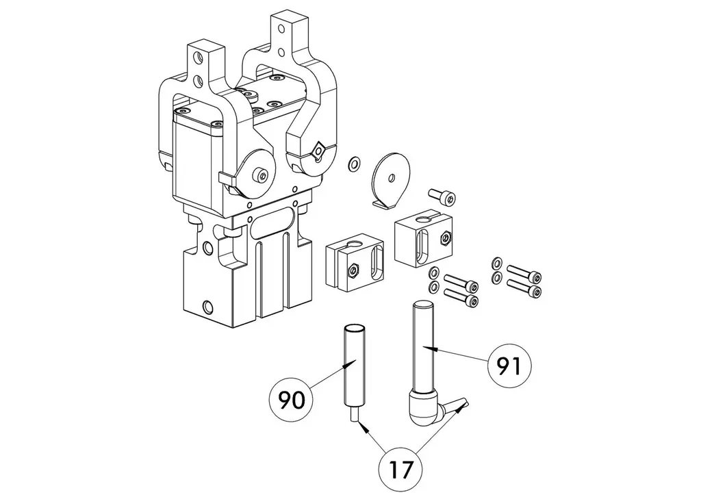 Schunk DRG 80-90-AS-HT - Radial gripper DRG