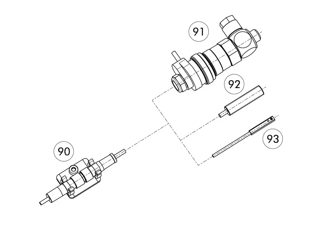 Schunk  KA WLN0804-IO-00200-A - Voltage supply connection cable