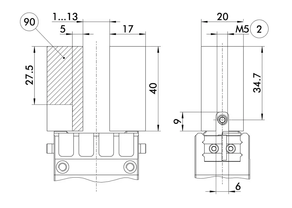 Schunk EGP 40-N-N-IOL - Gripper for small components EGP