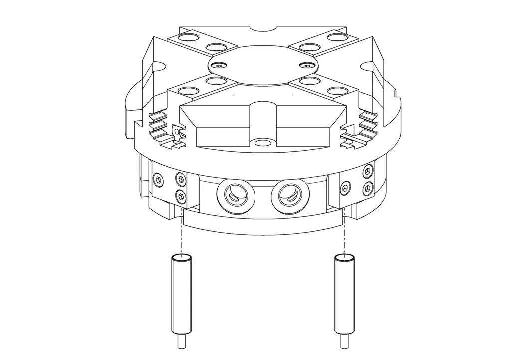 Schunk PZV 125 - 4-finger centric gripper PZV