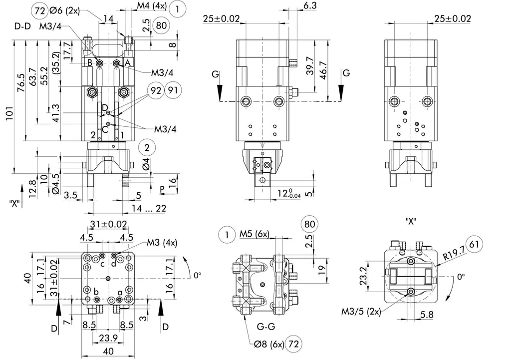 Schunk GSM-P 32-AS-E-090 - Rotary gripping module