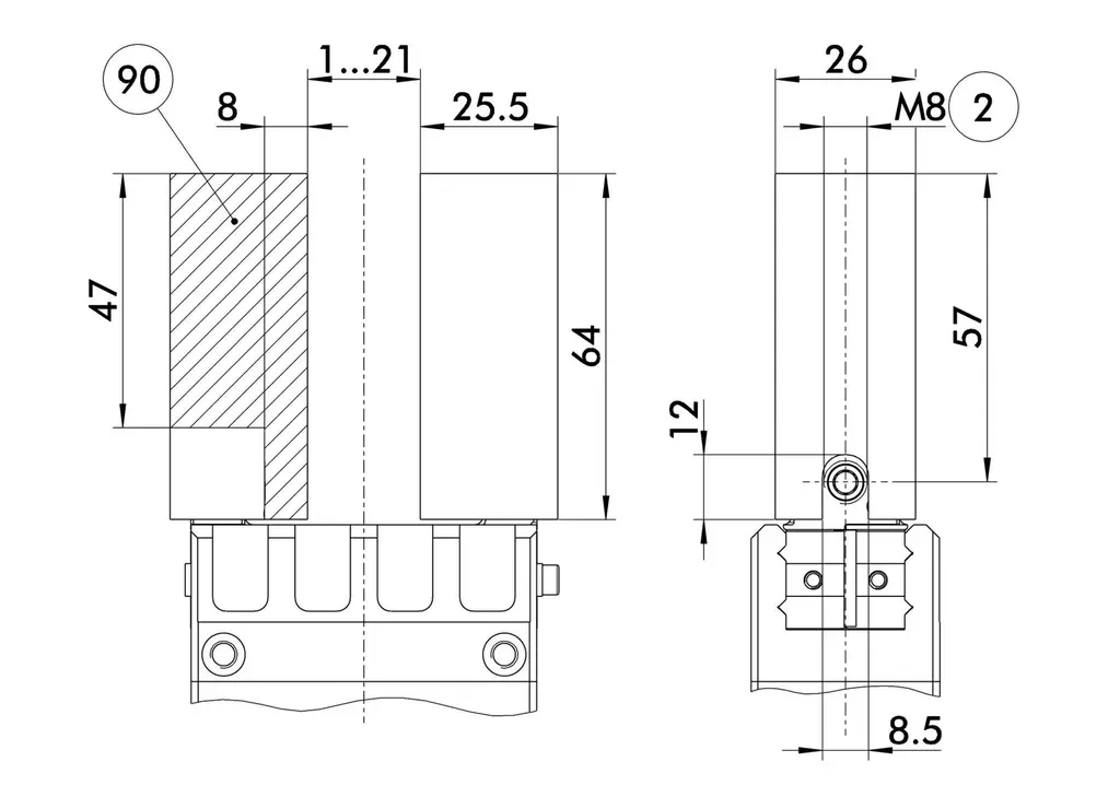 Schunk EGP 64-N-N-IOL - Gripper for small components EGP