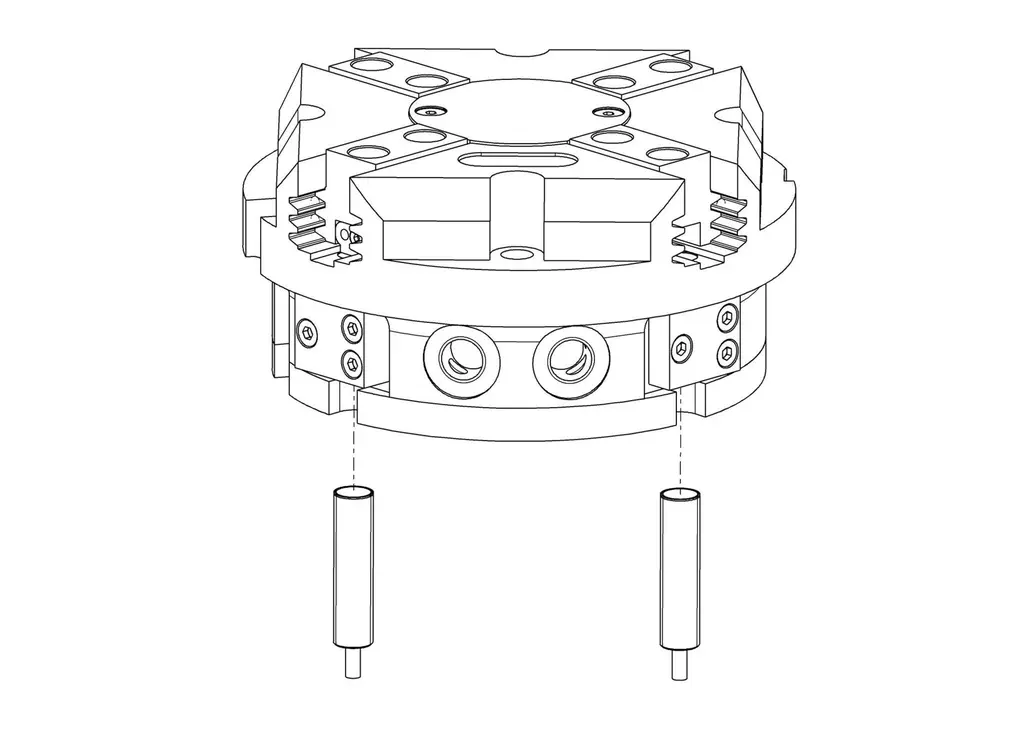 Schunk PZV 64 - 4-finger centric gripper PZV