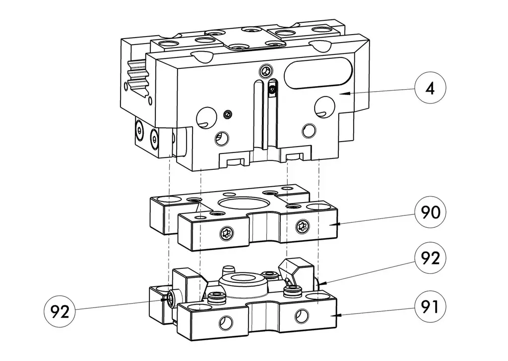 Schunk CWK-100-P - Compact change system CWS