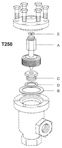 SPIRAX SARCO 1348000 - Wafer Check Valve with Standard Stainless Steel Spring