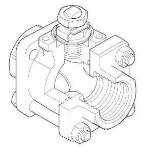 SPIRAX SARCO  1550390 1/2" NPT Inlet, Steam Trap Diffuser