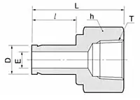 DK-LOK DAF-6-6N-B, DAF-N Female Adapter Tube Fittings