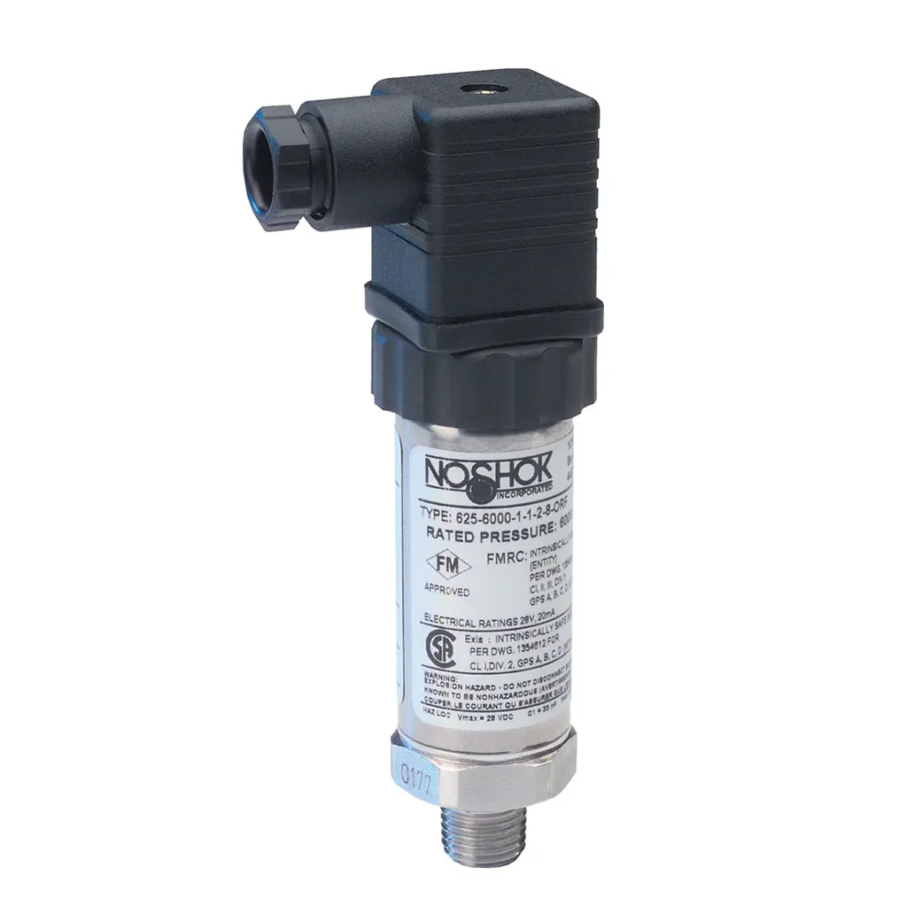 0 to 15 psig, 0.25% Accuracy (Best Fit Straight Line (BFSL)), 4 to 20 mA Output, 1/2" National Pipe Thread (NPT) Male Pressure Transmitter with DIN EN 175301-803 Form A Electrical Connection