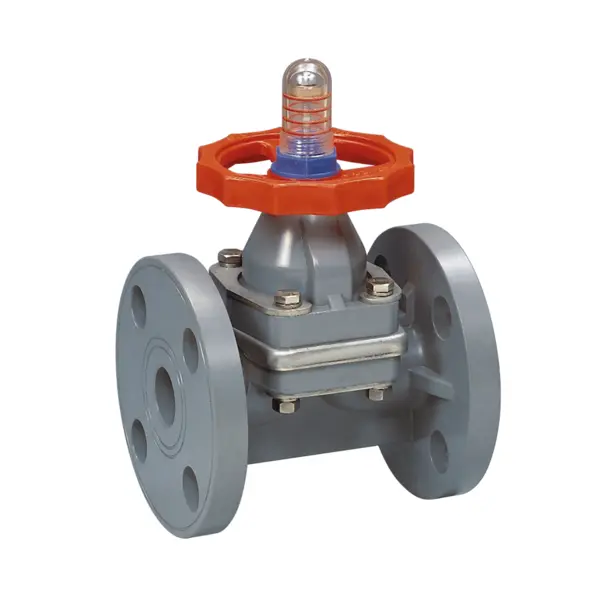 1-1/2" CPVC Diaphragm Valve w/EPDM Diaphragm; EPDM Seals; socket/threaded end connections