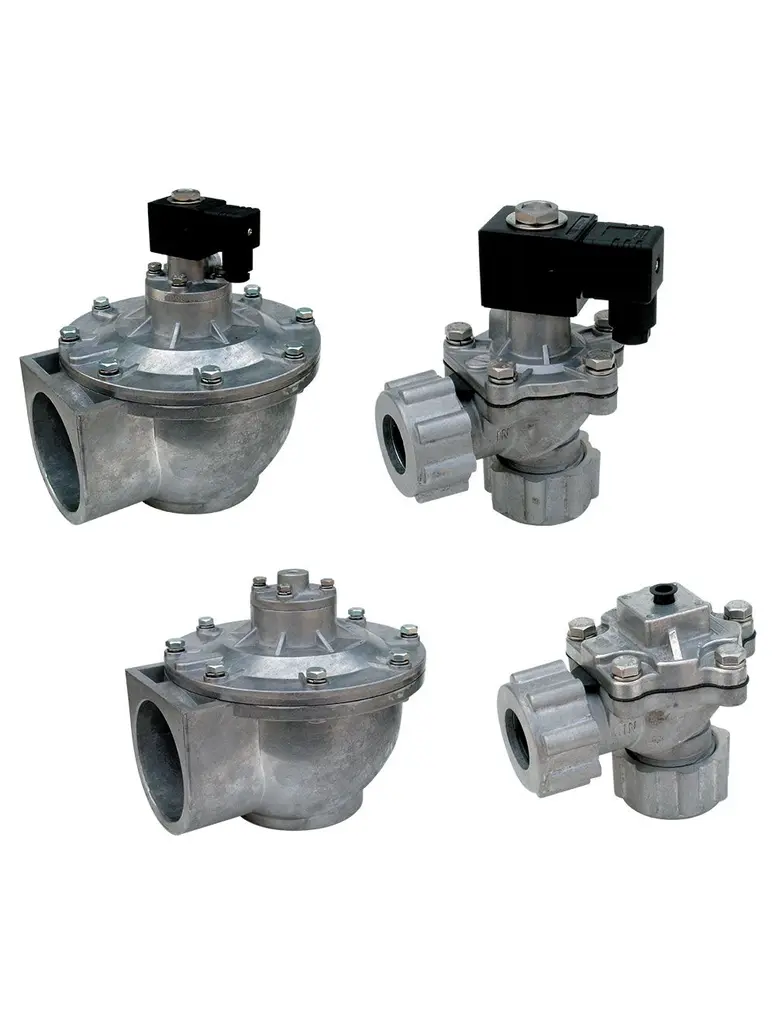 1-1/2" diaphragm valve, remote coil, NPT connection, Cv factor of 42.