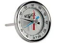 3" Bimetal, 1/2" National Pipe Thread (NPT) Adjustable Connection Thermometer