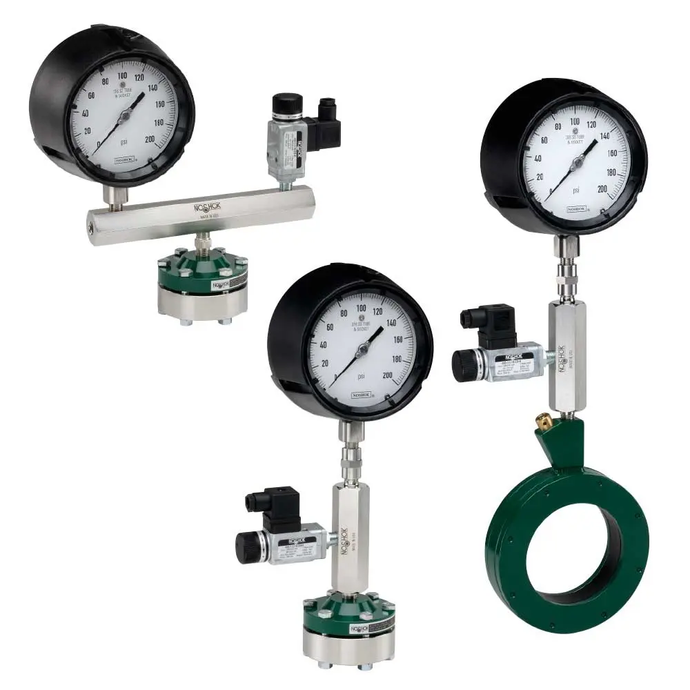 1-1/2" Acrylonitrile Butadiene Styrene (ABS) Case, Copper Alloy Internals, 100 psi/kPa, 1/8" National Pipe Thread (NPT) Male Bottom Connection Pressure Gauge