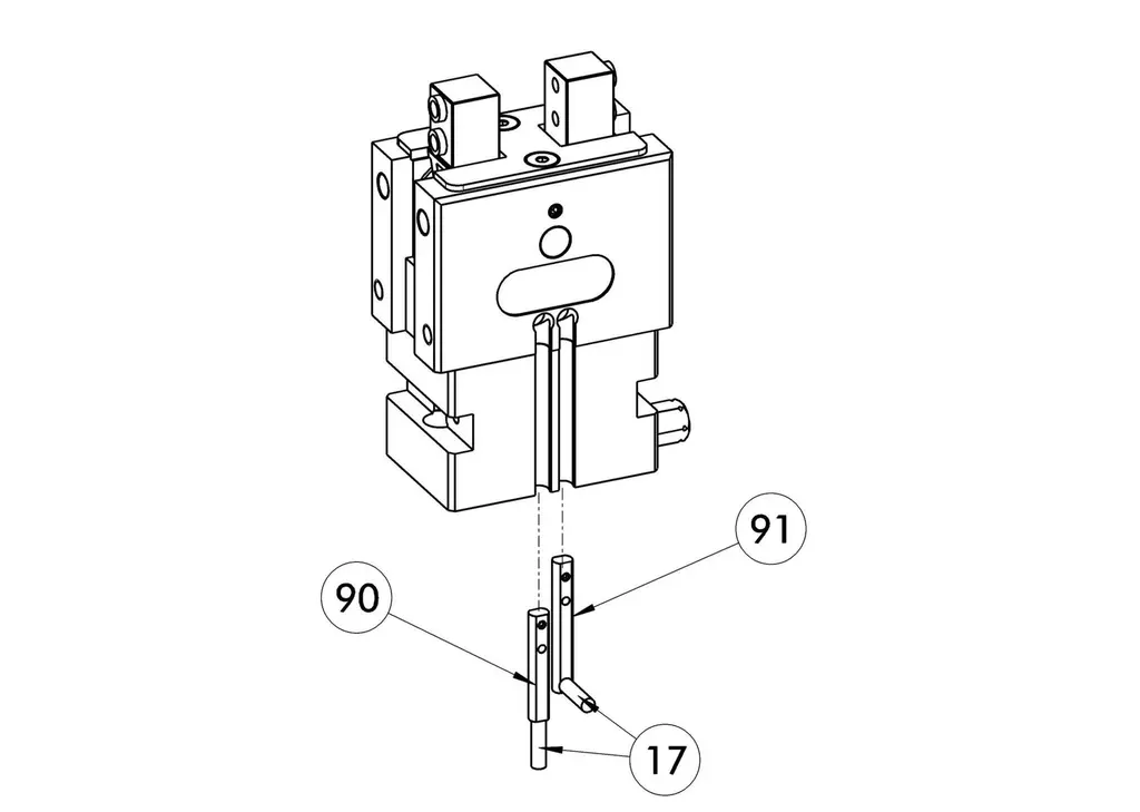 Schunk GAP 32-090-AS - Angular parallel gripper GAP