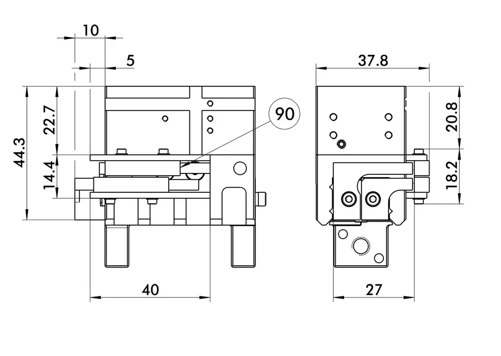 Schunk MPG-plus 50 - Gripper for small components