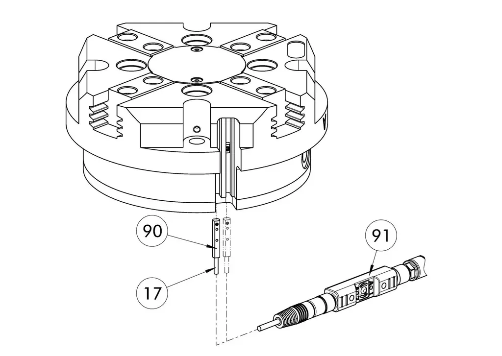 Schunk PZV 125 - 4-finger centric gripper PZV