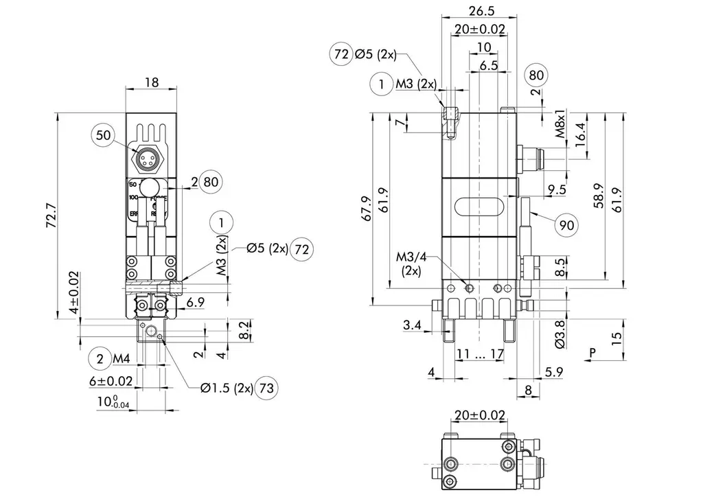 Schunk EGP 25-N-S-B - Gripper for small components EGP