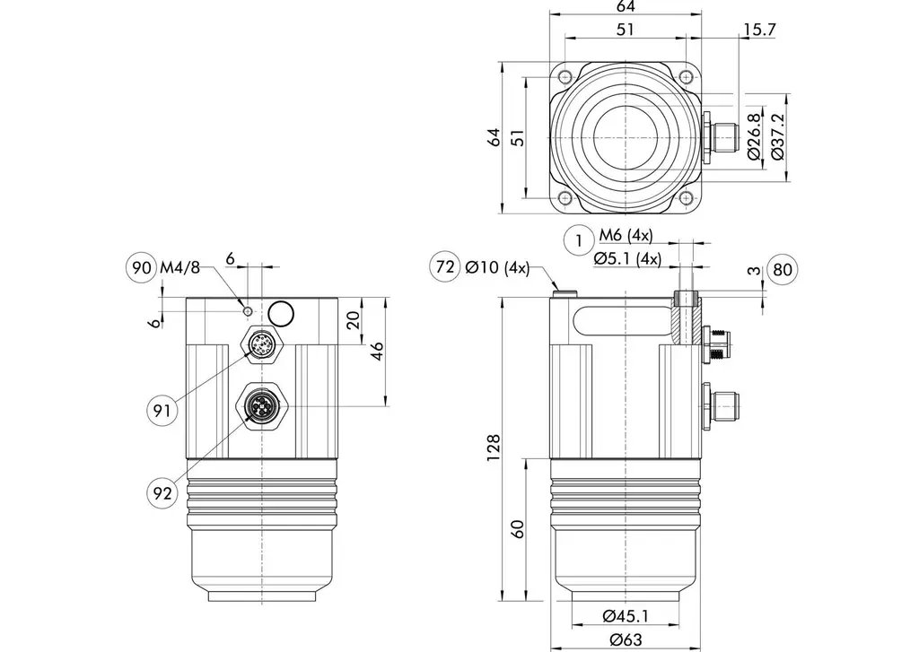 Schunk EMH-RP 045-B - Magnetic gripper EMH