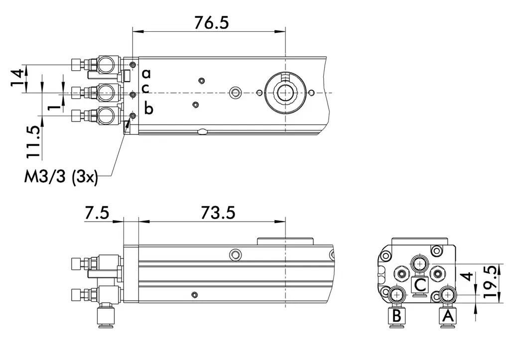 Schunk  - Miniature swivel unit SRU-mini