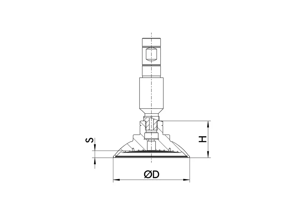 Schunk GSW-V20 - Vacuum gripper with shank interface GSW-V