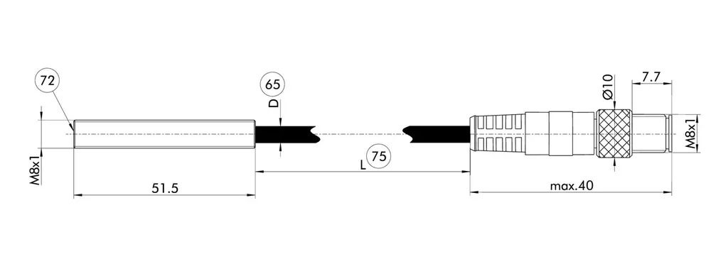 Schunk APS-Z80-M8 - Analog position sensor