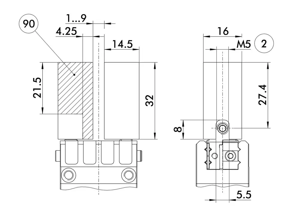 Schunk MPG-plus 32-AS - Gripper for small components