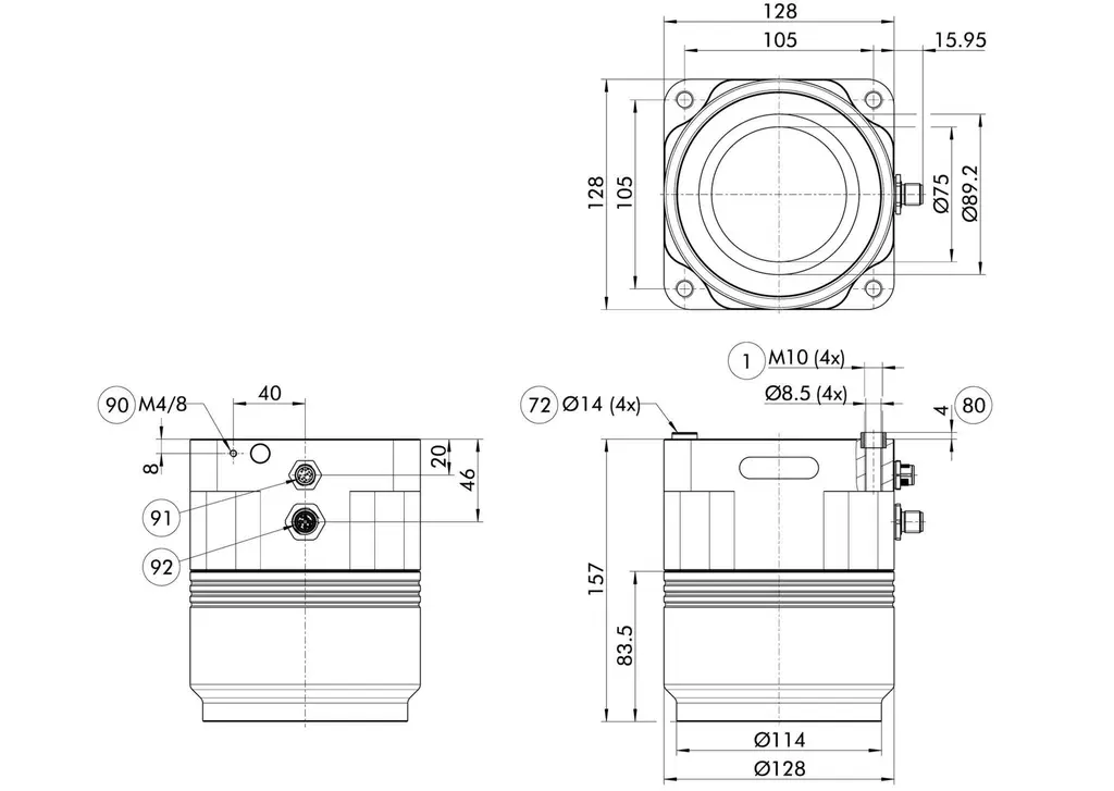 Schunk EMH-RP 114-B - Magnetic gripper EMH