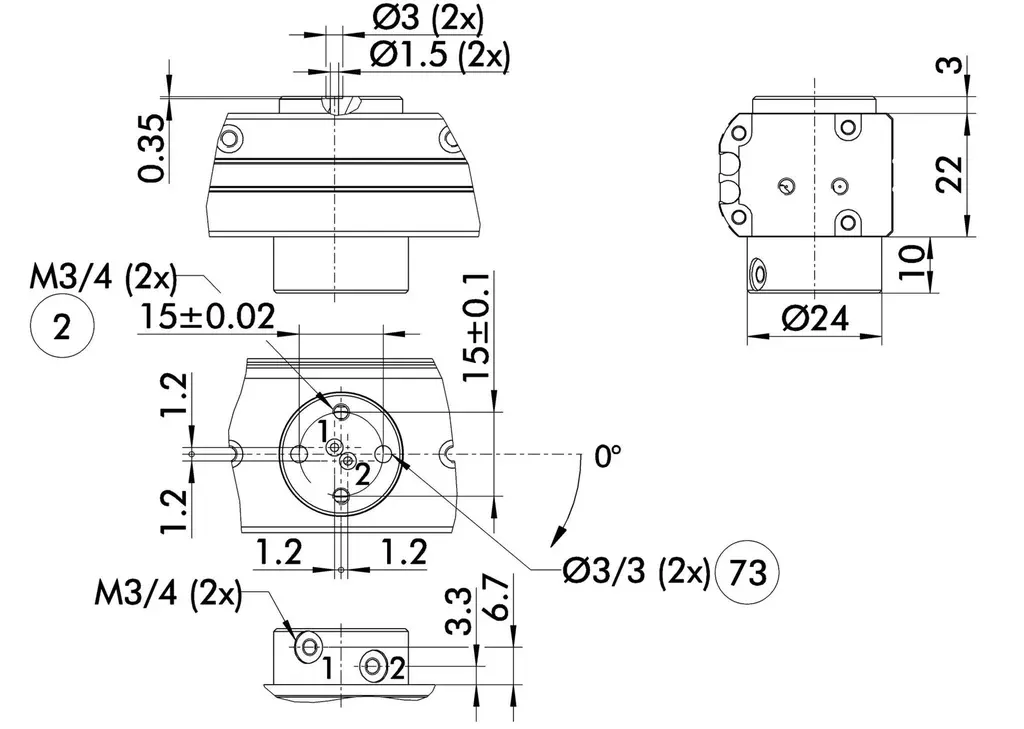 Schunk  - Miniature swivel unit SRU-mini